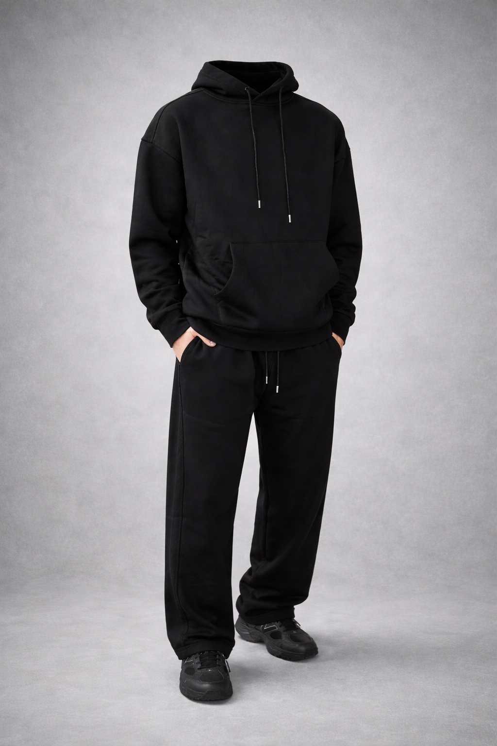 חליפת טרנינג - שחור